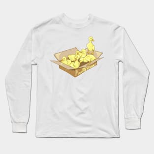 Box of fluffy ducks Long Sleeve T-Shirt